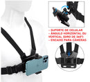 Suporte Peitoral para Celular e GoPro — Grave Suas Aventuras com as Mãos Livres! 🎥🏍️