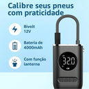 🚗⚡ COMPRESSOR DE AR PORTÁTIL 4000mAh — POTÊNCIA NA PALMA DA MÃO
