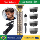 Máquina Profissional Acabamento Cabelo Barba Recarregável