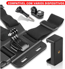 Suporte Peitoral para Celular e GoPro — Grave Suas Aventuras com as Mãos Livres! 🎥🏍️