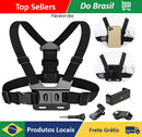 Suporte Peitoral para Celular e GoPro — Grave Suas Aventuras com as Mãos Livres! 🎥🏍️
