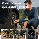 🚗⚡ COMPRESSOR DE AR PORTÁTIL 4000mAh — POTÊNCIA NA PALMA DA MÃO
