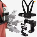 Suporte Peitoral para Celular e GoPro — Grave Suas Aventuras com as Mãos Livres! 🎥🏍️