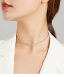 ✨ Colar Feminino em Prata 925 com Zircônia