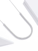 ✨ Colar Feminino em Prata 925 com Zircônia