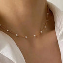 ✨ Colar Feminino com Pérola – Elegância que Combina com Você